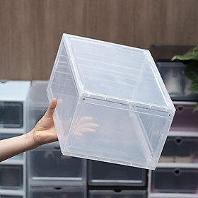 Mua Hộp dựng giày nhựa cứng nắp mở nam châm cao cấp  chịu lực 70kg siêu bền ( tặng gói chống ẩm)