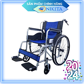 Xe lăn tiêu chuẩn cho người bệnh, người lớn tuổi, người đi lại khó khăn - NIKITA S213-2