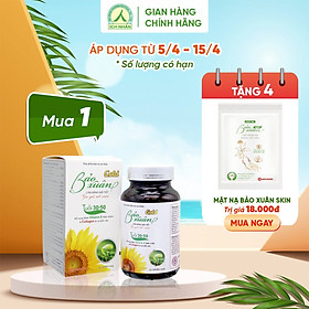 [Chính Hãng + Freeship] Viên uống Bảo Xuân Gold, Tăng Cường Nội Tiết Tố, Bổ Sung Estrogen thảo mộc, Làm đẹp da (Lọ 120v)