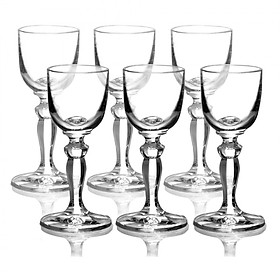 Bộ 6 ly rượu thủy tinh pha lê Glass 060 ml