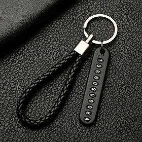 Anti-lost Mobile Phone Straps Number Plate Keychain Pendant Keyring Car Key Chain Key lanyard car pendant