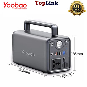 Trạm Sạc Dự Phòng YooBao EN300WLPD Pin 72000mah - Công Sạc AC 220V 300W - PD 65W Phù Hợp Đi Du Lịch - Hàng Chính Hãng