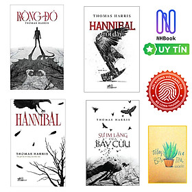 Hình ảnh Combo 4 Cuốn Tiểu Thuyết Nổi Tiếng Thế Giới: Hannibal (Tái Bản 2018) + Sự Im Lặng Của Bầy Cừu + Hannibal Trỗi Dậy (2020) + Rồng Đỏ (Bookset Nhã Nam - Truyện Trinh Thám Làm Nên Tên Tuổi Thomas Harris )