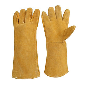 Cow Leather Welding Gloves Resistant Cut-Proof Work Safety Gloves