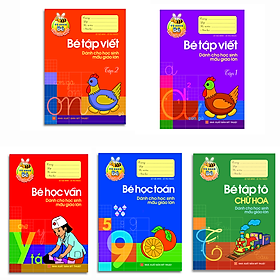 Sách Chuẩn bị cho bé vào lớp 1 ( túi 5 cuốn)