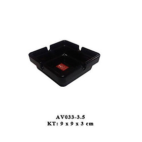 Mua Gạt tàn thuốc vuông AV033-3.5 B Đen Srithai Superware
