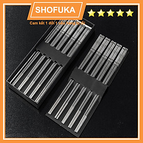 Mua Đũa Inox 304 Ngăn Ngừa Ung Thư Do Đũa Tre Gây Ra  Thiết Kế Sang Trọng  Đẹp  Chống Trượt và Cách Nhiệt Tốt
