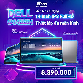 Mua Màn hình di động Dell C1422H/ 14inch FHD/ IPS/ 60Hz/ USB-C/ LED  - Hàng chính hãng