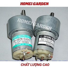 Motor giảm tốc bánh răng kim loại chất lượng cao 12V - 24V tốc độ 120 - 265 vòng/phút - D0272