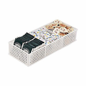 Mua Khay đựng đồ chia ngăn cao cấp màu trắng - Hàng Nội Địa Nhật