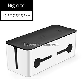 Hộp nhựa ABS đựng ổ cắm điện / dây sạc điện thoại UGREEN LP110 30397  . 30398 - Hàng Chính Hãng