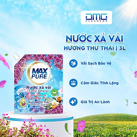 Túi Nước Xả Vải Maxpure Hương Thư Thái 3L