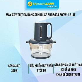 Mua Máy xay thịt đa năng Sunhouse SHD5403 300W 1.8 lít - Hàng Chính Hãng