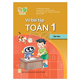 Sách – Vở bài tập Toán 1 tập hai (KN) và 2 tập giấy kiểm tra ô li (6 tờ đôi)