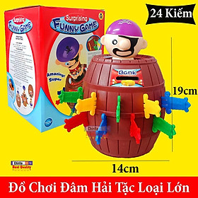 Trò chơi đâm hải tặc size lớn 24 kiếm cực vui nhộn cao cấp