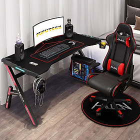 Mua Bàn gaming Hero Fufutech có giáp đèn LED trang trí 7 màu tuỳ chỉnh  mặt bàn tích hợp lỗ sạc USB  móc treo tai nghe  khay đựng cốc gấp gọn tiện lợi kích thước 1m2  1m4