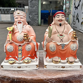 Mua  10inch  Tượng Thần Tài Thổ Địa sứ đức hóa cao cấp nhập khẩu Đài Loan cao 25cm – Đỏ