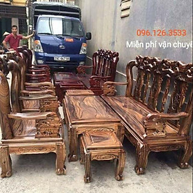 Mua Bộ ghế phòng khách minh quốc đào gỗ tràm tay 10