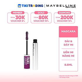 Mascara Uốn Mi, Nâng Mi và Làm Dày Mi Maybelline New York Falsies Lash Lift 8.6ml