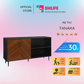 Kệ TV phòng ngủ thiết kế nhỏ gọn hiện đại SMLIFE Tanaka