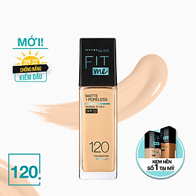 Kem Nền Mịn Nhẹ Kiềm Dầu Fit Me Maybelline New York Matte Poreless Foundation 30ml