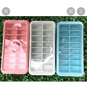 Mua Khay đá 9 viên dài - 16 viên nhỏ có nắp Việt Nhật