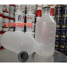 Chai nhựa 500ml nút cao su, chai 500ml nước biển