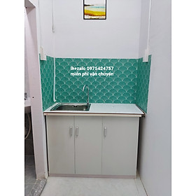 Mua Tủ bếp MINI sẵn bồn rửa mặt gạch