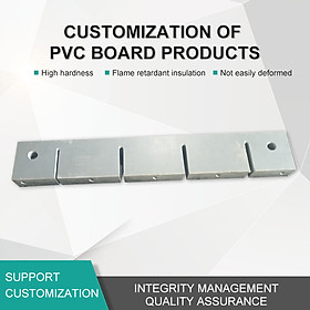 PVC board products customized waterproof flame retardant high hardness PVC parts processing high precision - customizable