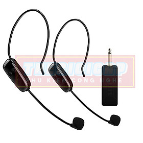 Mua ROGTZ Bộ 2 Micro Cài Đầu Không Dây UHF Cho Máy Trợ Giảng U12F - Hàng Nhập Khẩu
