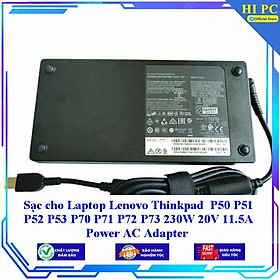 Mua Sạc cho Laptop Lenovo Thinkpad P50 P51 P52 P53 P70 P71 P72 P73 230W 20V 11.5A Power AC Adapter - Kèm Dây nguồn - Hàng Nhập Khẩu