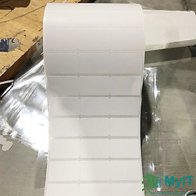 Mua Giấy in tem  decal nhiệt 3 tem 1 hàng 110x22mm (35x22mm) 3600 tem