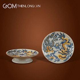 Mua Bộ Đồ Thờ Gia Tiên Men Rạn Đắp Nổi - Hàng Kỹ Nghệ Nhân - Đồ Thờ Bát Tràng - Gốm Thiên Long