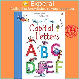 Sách - Wipe-Clean Capital Letters (Wipe Clean Books) by Jessica Greenwell (UK edition, paperback)