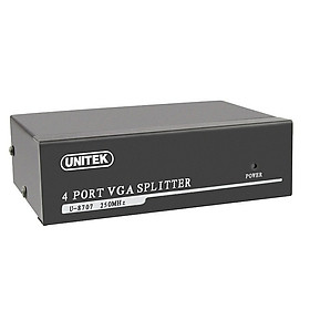 Mua Unitek U-8707 - Bộ Chia VGA Unitek 1 ra 4 Hỗ Trợ Độ Phân Giải 1920x1440 60Hz Khoảng Cách Truyền Xa Lên Tới 30m