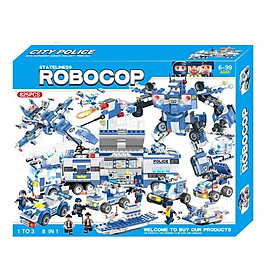 Bộ đồ chơi ghép hình siêu Robot LXA320