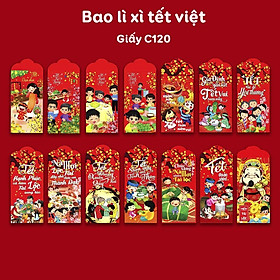  10 -50 BAO LÌ XÌ CAO CẤP NHIỀU MẪU RẤT ĐẸP - BAO LÌ XÌ GIÁ SỈ MẪU MỚI SUỐT NHA LOẠI 1 ĐẸP