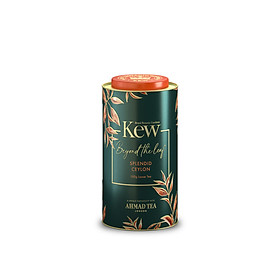 [LIMITED EDITION] TRÀ AHMAD ANH QUỐC - KEW _ Hộp thiếc HÌNH TRỤ CEYLON (100g) pha ấm - Splendid Ceylon