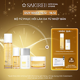 Bộ 4 sản phẩm chăm sóc phục hồi da Sakirei NMN Revitalize từ Nhật Bản