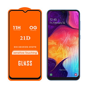 Kính Cường Lực 21D cho SAMSUNG GALAXY A20/ A30/ A50/ A50s Full Keo Màn Hình SIÊU BỀN, SIÊU CỨNG, ÔM SÁT MÁY- HANDTOWN- HÀNG CHÍNH HÃNG