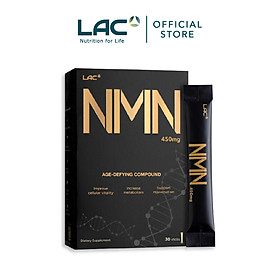 BỘT HÒA TAN TĂNG CƯỜNG NAD+ CHỐNG LÃO HÓA LAC NMN 450MG (1.5G x 30 GÓI)