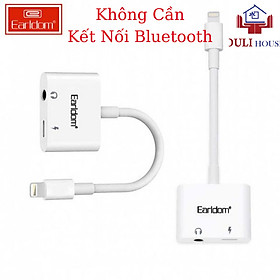 Bộ Chuyển Đổi Từ Lightning Sang Tai Nghe Và Lightning Chân Sạc Dành Cho Apple iPhone/iPad, Không Cần Kết Nối Bluetooth, Tốc độ truyền dữ liệu cao - Hàng Chính Hãng