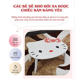 Bàn Học Gấp Gọn Hình Thú Dễ Thương Cho Bé