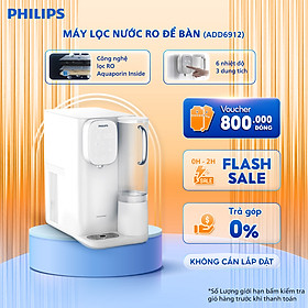[Hàng Chính Hãng] Máy Lọc Nước RO Để Bàn NÓNG-LẠNH Philips ADD6912 - Trải Nghiệm Công Nghệ Lọc RO thế hệ mới Aquaporin Inside®