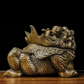 Mua LƯ XÔNG TRẦM   ĐỐT TRẦM THIỀM THỪ - CÓC 3 CHÂN BẰNG ĐỒNG