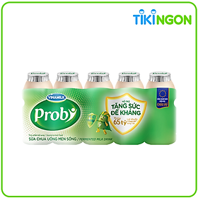 Sữa chua uống Probi Có Đường - Lốc 5 chai x 65ml