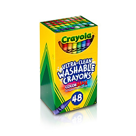 HỘP 48 BÚT MÀU SÁP CRAYOLA  (RỬA ĐƯỢC)