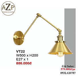 AZP - ĐÈN ỐP VÁCH / ĐÈN TRANG TRÍ / ĐÈN TREO TƯỜNG PHÒNG KHÁCH, PHÒNG NGỦ, NHÀ HÀNG, KHÁCH SẠN AZP-VT22 phong cách đương đại, hàng nhập khẩu AZP
