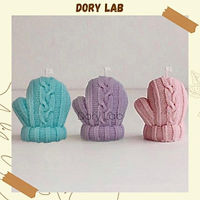 Nến Thơm Găng Tay Len Tinh Dầu Handmade Không Khói, Phụ Kiện Decor - Dory Lab