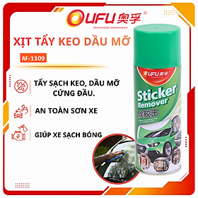 Chai Xịt Tẩy Keo Dầu Mỡ OUFU AF-1109 450ml